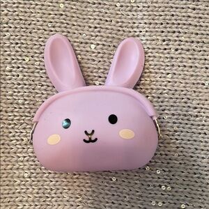 Cute Pink Bunny Coin Purse